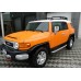Пороги алюминиевые "Newstar Grey" для Toyota FJ Cruiser